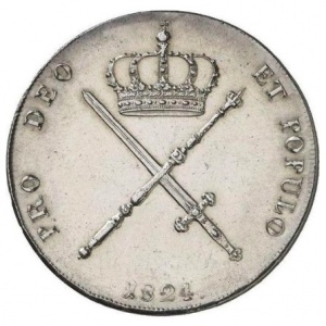Реверс монеты Бавария, 1 кроненталер, 1809-1825