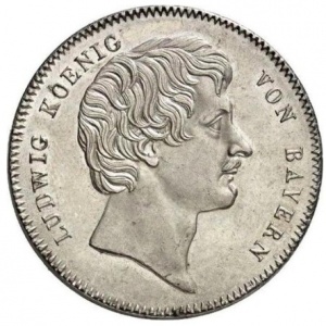 Аверс монеты Бавария, 1 кроненталер, 1826-1829