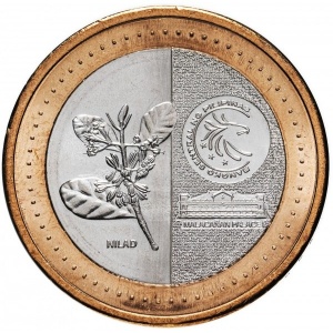 Реверс монеты Филиппины, 20 писо, 2019-2021