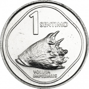 Реверс монеты Филиппины, 1 сентимо, 1983-1993