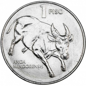 Реверс монеты Филиппины, 1 писо, 1983-1990