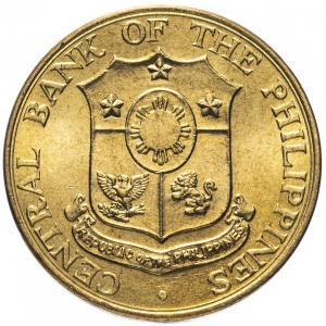 Аверс монеты Филиппины, 5 сентаво, 1958-1966