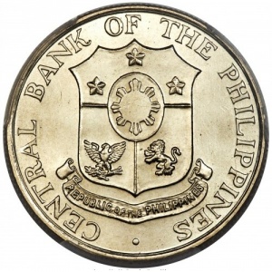 Аверс монеты Филиппины, 50 сентаво, 1958-1964