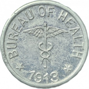 Реверс монеты Филиппины, ½ сентаво, 1913