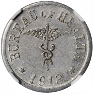 Реверс монеты Филиппины, 5 сентаво, 1913