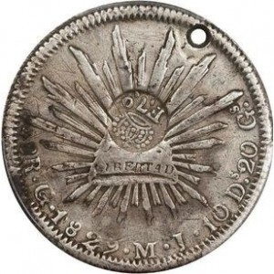 Аверс монеты Филиппины, 8 реалов, 1832