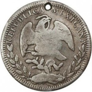 Реверс монеты Филиппины, 8 реалов, 1832
