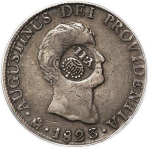 Аверс монеты Филиппины, 8 реалов, 1834