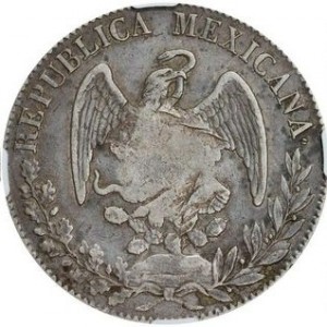 Реверс монеты Филиппины, 8 реалов, 1834