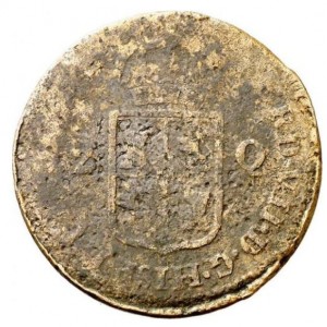 Аверс монеты Филиппины, 2 кварто, 1834