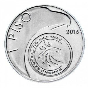 Реверс монеты Филиппины, 1 писо, 2016, 150 лет со дня рождения Исидро Торреса