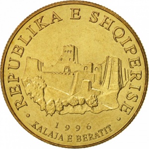 Аверс монеты Албания, 10 леков, 1996-2000