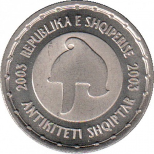 Аверс монеты Албания, 50 леков, 2003, Албанская античность