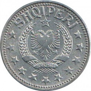Аверс монеты Албания, 1 лек, 1947-1957
