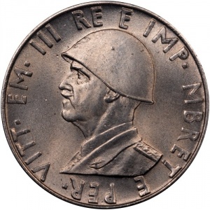 Аверс монеты Албания, 0.5 лек, 1939-1941