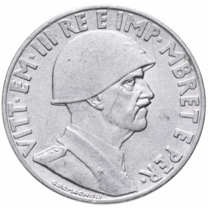 Аверс монеты Албания, 1 лек, 1939