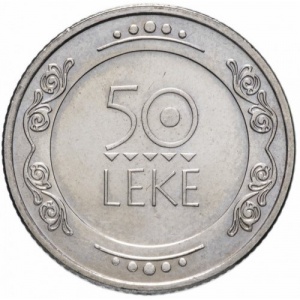 Реверс монеты Албания, 50 леков, 2004, Объекты культурного наследия в Албании