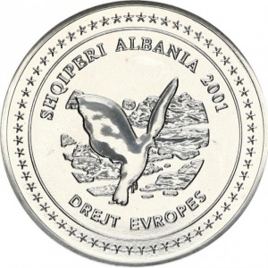 Аверс монеты Албания, 200 леков, 2001, Европейская интеграция