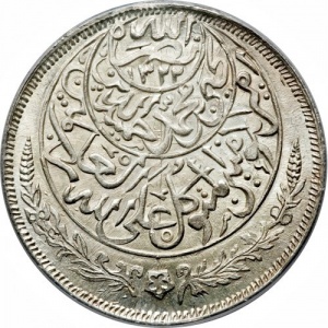 Аверс монеты Йемен, 1 риал, 1924-1926