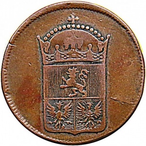 Аверс монеты Богемия, 1 грёшль, 1781-1782