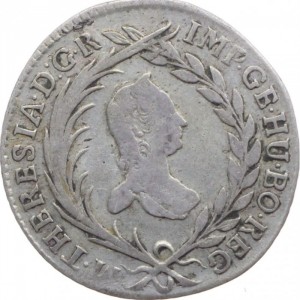 Аверс монеты Богемия, 10 крейцеров, 1758-1768