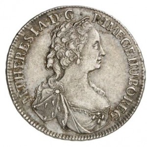 Аверс монеты Богемия, ½ талера, 1751-1765