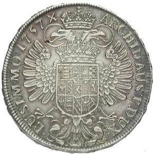 Реверс монеты Богемия, 1 талер, 1751-1760