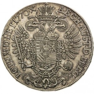 Реверс монеты Богемия, 1 талер, 1769-1771