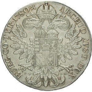 Реверс монеты Богемия, 1 талер, 1780