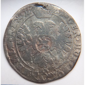 Реверс монеты Богемия, 3 крейцера, 1705-1711