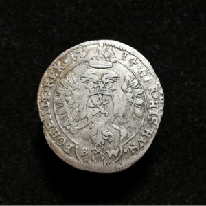 Реверс монеты Богемия, 3 крейцера, 1712-1718