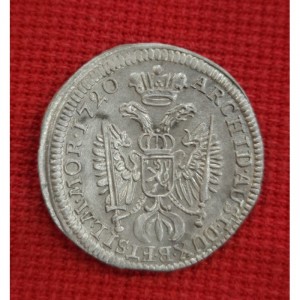 Реверс монеты Богемия, 3 крейцера, 1717-1726