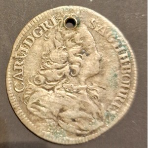 Аверс монеты Богемия, 6 крейцеров, 1732-1740