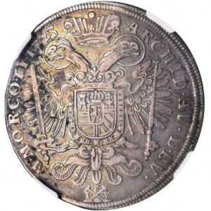 Реверс монеты Богемия, ½ талера, 1717-1726
