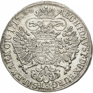 Реверс монеты Богемия, 1 талер, 1717