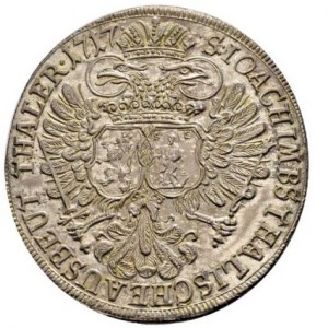 Реверс монеты Богемия, 1 талер, 1717