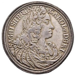 Аверс монеты Богемия, 1 талер, 1718