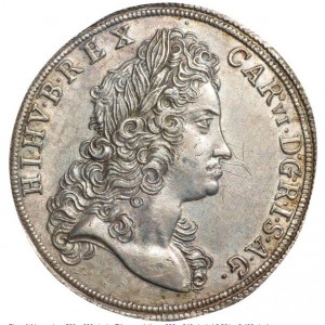 Аверс монеты Богемия, 1 талер, 1719-1720