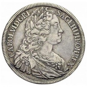 Аверс монеты Богемия, 1 талер, 1728-1740