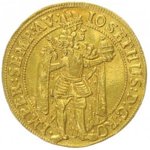 Аверс монеты Богемия, 1 дукат, 1710-1711