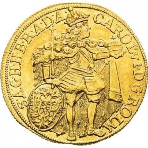 Аверс монеты Богемия, 1 дукат, 1712-1715