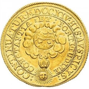 Реверс монеты Богемия, 1 дукат, 1712-1715
