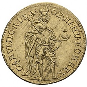 Аверс монеты Богемия, 1 дукат, 1735-1740