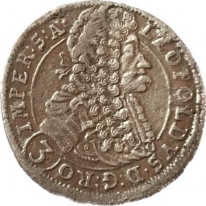 Аверс монеты Богемия, 3 крейцера, 1688-1709