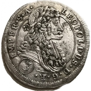 Аверс монеты Богемия, 3 крейцера, 1695-1705