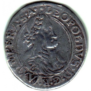 Аверс монеты Богемия, 15 крейцеров, 1659-1664