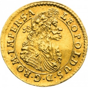 Аверс монеты Богемия, ¼ дуката, 1694-1703