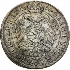 Реверс монеты Богемия, 1 талер, 1696