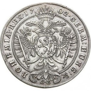 Реверс монеты Богемия, 1 талер, 1702