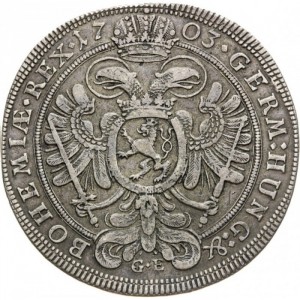 Реверс монеты Богемия, 1 талер, 1703-1704